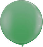 Balon verde de 1 metru plat