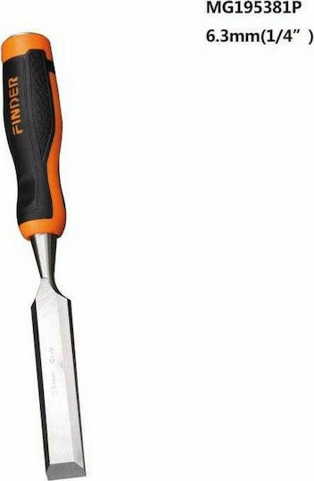 Finder Skewed Chisel 6.3mm with Plastic Handle