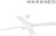 Faro Barcelona Hydra L Ceiling Fan 132cm with L...