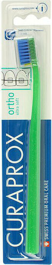 Curaprox CS 5460 Ortho Toothbrush Ultra Soft Green-Blue