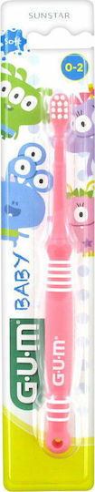 GUM Baby 213 Baby Toothbrush For 0m+ Pink
