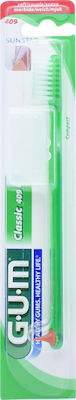 GUM Classic Compact 409 Manual Toothbrush Soft Green 1pcs