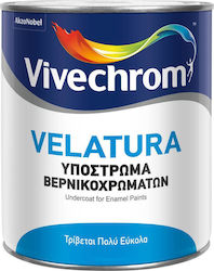 Vivechrom Velatura Substrat de lacuri Alb Potrivit pentru Lemn 2.5lt