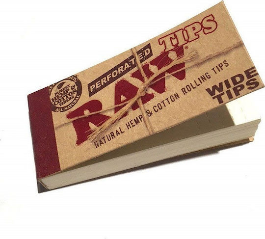 Raw Τζιβάνες Perforated Wide Tips 60mm 2.5cm Καφέ 50τμχ