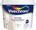 Vivechrom Primer Gypsum Boards Eco Primer Ecological Acrylic Water Soluble Plasterboard Primer White Suitable for Plasterboard 9lt