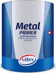 Vitex Metal Primer Grundierung Lösungsmittel-Metallgrundierung Weiß Geeignet für Metall 2.5Es