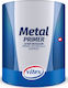 Vitex Metal Primer Αστάρι Μετάλλων Διαλύτου Λευκό Suitable for Metal 2.5lt