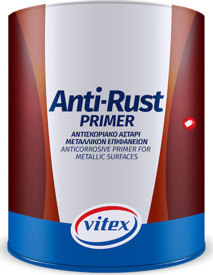 Vitex Anti-Rust Primer Αστάρι Γκρι Κατάλληλο για Μέταλλο 2.5lt