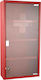HomCom Metalic Kit de prim ajutor Perete cu lacăt Red 12x60x30cm