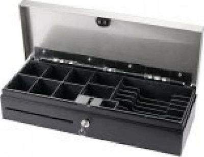 ICS Cash Drawer Flip Top with 8 Coin Slots and 7 Slots for Bills 46x17x10cm