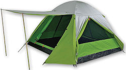 Camping Plus by Terra Neptune Σκηνή Camping Igloo Πράσινη με Διπλό Πανί 4 Εποχών για 3 Άτομα 320x210x145εκ.