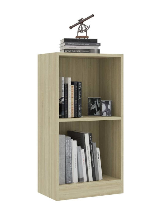 Bookcase Beige 40x24x75cm