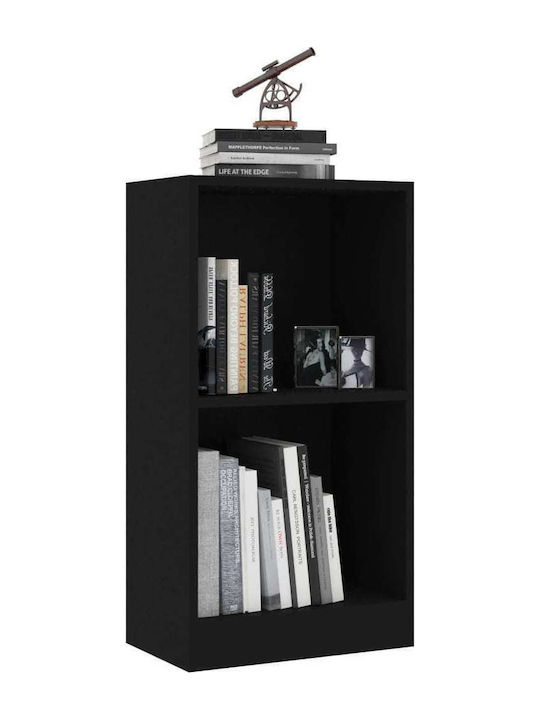 Bookcase Black 40x24x75cm