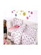 SB Home Elvin Baby Sheets Set Crib Cotton Pink 120x160cm 3pcs