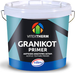 Vitex Granikot Primer Primer Acrylic Embossed Primer White Suitable for Construction Materials / Masonry 10lt