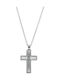 Visetti Men's Cross from Steel with Chain