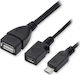 Well Μετατροπέας USB-A female σε micro USB male 1τμχ 16006
