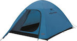 High Peak Kiruna 2 Campingzelt Iglu Blau mit Doppeltuch 3 Jahreszeiten für 2 Personen 210x140x110cm