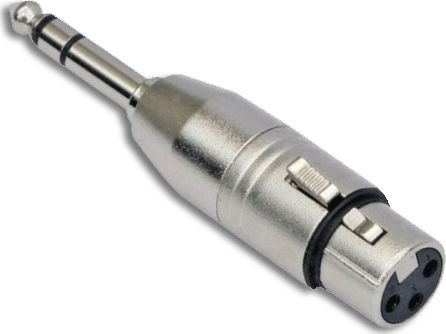 Invotone Μετατροπέας 6.3mm male σε XLR male Ασημί 1τμχ 99-1641