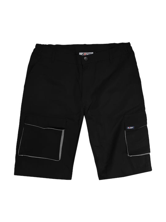 A2SPNTS_03 Axon Arbeitsshorts Farbe Schwarz/Grau