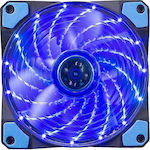 Marvo FN10 120mm 3-Pin / 4-Pin Molex Blue Lighting Case Fan