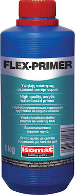 Isomat Flex-Primer Υψηλής Ποιότητας Ακρυλικό Αστάρι Νερού Λευκό Suitable for Masonry 1kg