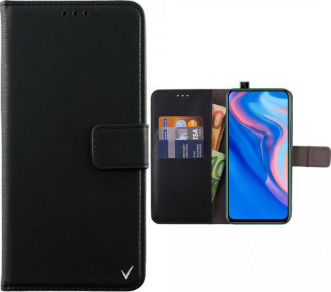 Volte-Tel Allure Magnet Brieftasche Synthetisches Leder Schwarz (Huawei P Smart Z)