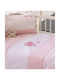 Makis Tselios Home Crown Set Baby Bettlaken Für Krippe Baumwolle Rosa 120x170cm 3Stück