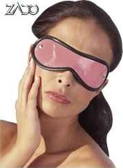 Zado Leather Mask BDSM Mask in Pink Color