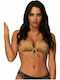 Rock Club Padded Bikini Bra BP-2064 Gold