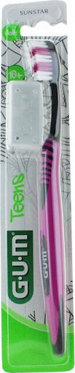 GUM Teens 904 Παιδική Οδοντόβουρτσα για 10+ Χρονών Μωβ / Μαύρο