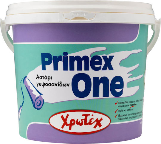 Χρωτέχ Primex One Αστάρι Λευκό Κατάλληλο για Γυψοσανίδα 0.75lt
