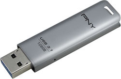 PNY Elite Steel 128ГБ USB 3.0 Стик сребърен