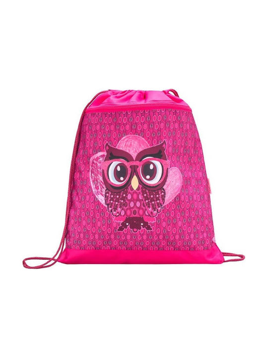 Belmil Cool Owl Παιδική Τσάντα Πουγκί Φούξια 43εκ.