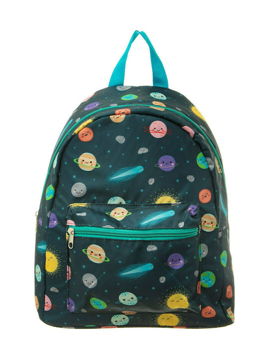 Sass & Belle Space Explorer Kids Bag Backpack Green 28.5cmx15cmx34cmcm