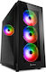 Sharkoon TG5 Pro RGB Gaming Midi Tower Computer Case with Window Panel Black