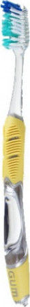 GUM Technique+ 492 Regular Manual Toothbrush Medium Yellow 1pcs