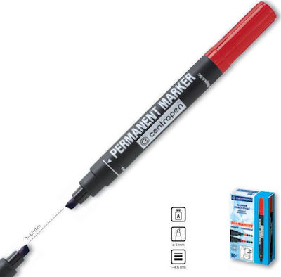 Centropen 8576 Permanent Marker 6mm Rot 29506