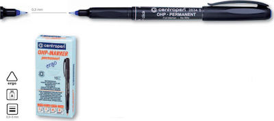 Centropen 2634 Μαρκαδόρος Διαφανειών 0.3mm Μπλε