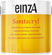 Einza Ριπολίνη Πολυουρεθανικό Νερού Samtacryl Seidenglanzlack Metallic 0.75lt Λευκό Σατινέ