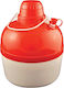 Homestyle Επενδεδυμένο Container with Faucet Thermos Plastic Orange 5lt with Handle 70201003