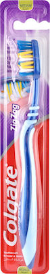 Colgate Zig Zag Manual Toothbrush Medium Blue / White / Yellow 1pcs