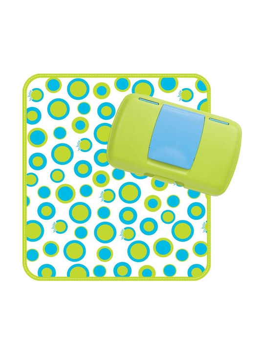 B.Box Tragbare Wickelauflage aus Kunststoff Retro Circles 42x48cm
