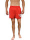 Puma Essential Men's Swimwear Shorts Red with Patterns