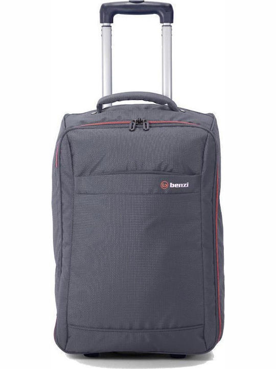 Benzi BZ5565 Cabin Fabric Gray Travel Suitcase ...