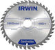 Irwin Hand-Held Construction Cutting Disc Wood Hole Diameter 190mm with 40 Teeth 1pcs