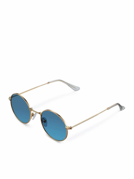 Meller Kendi Γυαλιά Ηλίου με Χρυσό Μεταλλικό Σκελετό και Μπλε Polarized Φακό