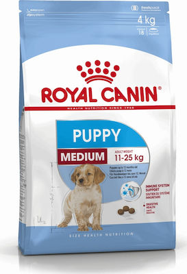 Royal Canin Puppy Medium 15kg Hrană Uscată pentru Cățeluși de Rase Medii cu Porumb și Păsări de curte