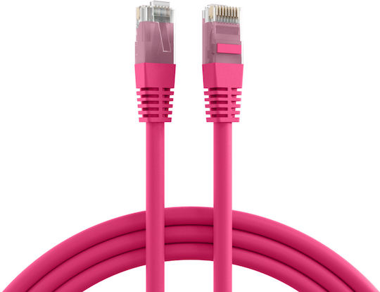 EFB U/UTP Cat.6 (Gigabit) Network Cable Ethernet 0.25m Pink