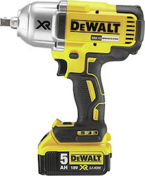 Dewalt Brushless Impact Wrench Battery 18V 2x5Ah with Socket 1/2"